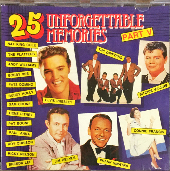 25 Unforgettable Memories Part V-0 Various-0