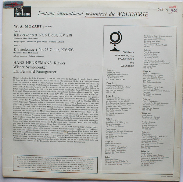 Mozart*, Hans Henkemans, Wiener Symphoniker, Bernhard Paumgartner-1