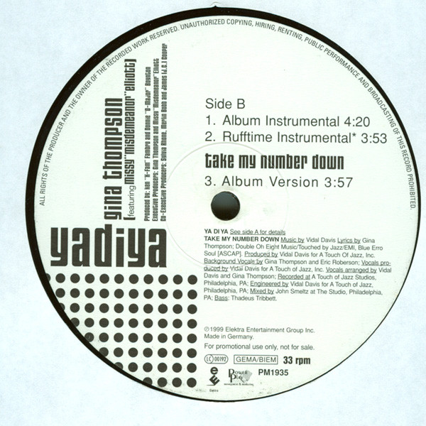 Gina Thompson Feat. Missy "Misdemeanor" Elliott*-1