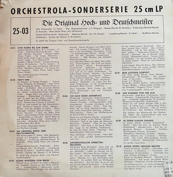 Die Original Hoch- Und Deutschmeister-1