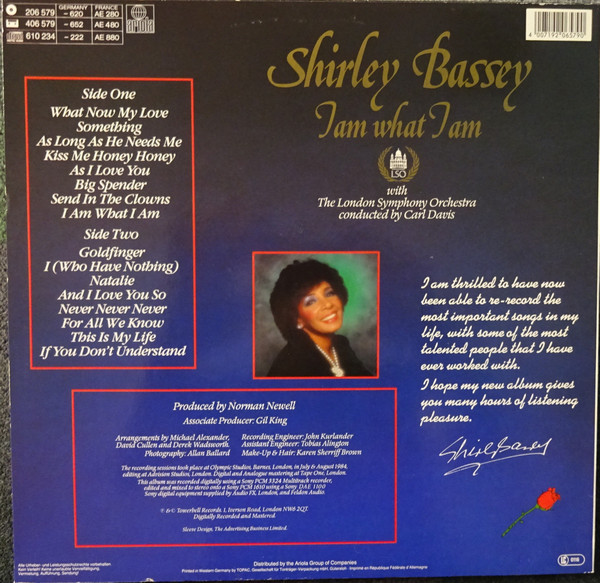 Shirley Bassey With The London Symphony Orchestra* Conducted By Carl Davis (5)-1