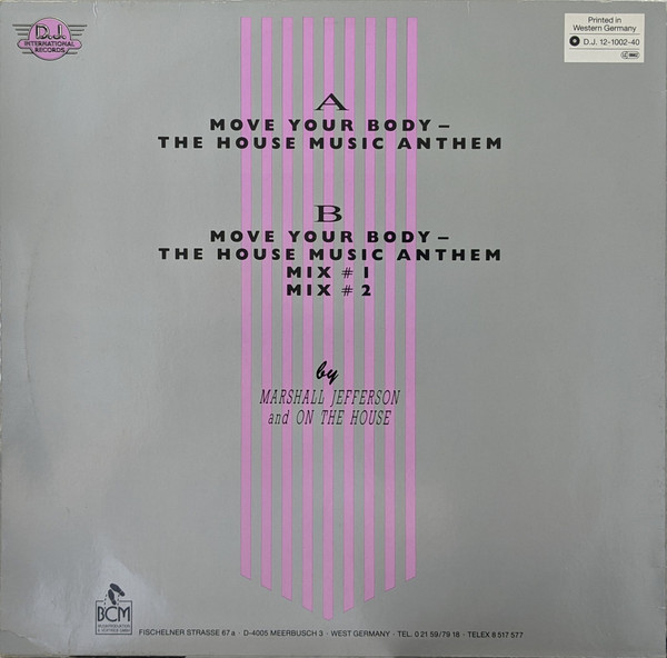 Marshall Jefferson And On The House-1