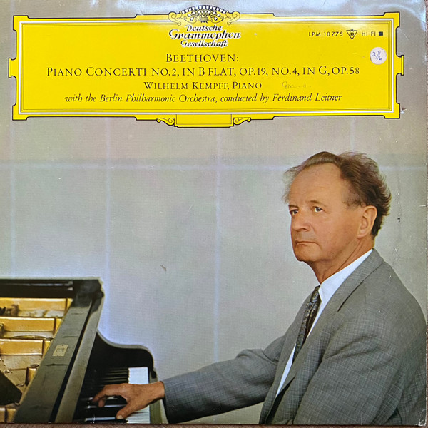 Beethoven*, Wilhelm Kempff, The Berlin Philharmonic Orchestra* , Conducted By Ferdinand Leitner-0