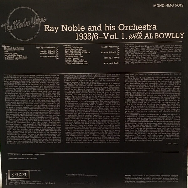 Ray Noble And His Orchestra With Al Bowlly-1