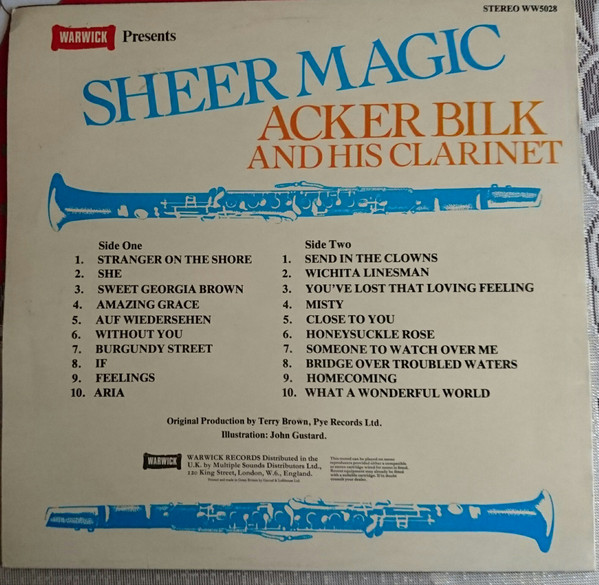 Acker Bilk His Clarinet And Strings-1