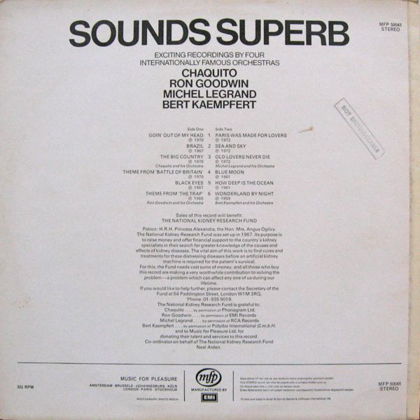 Bert Kaempfert / Michel Legrand / Chaquito / Ron Goodwin-1