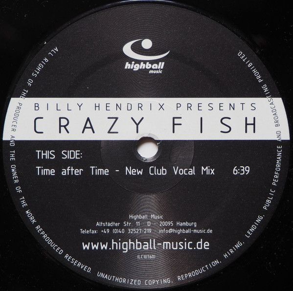 Time After Time (Remixes)-0 Billy Hendrix Presents Crazy Fish-0