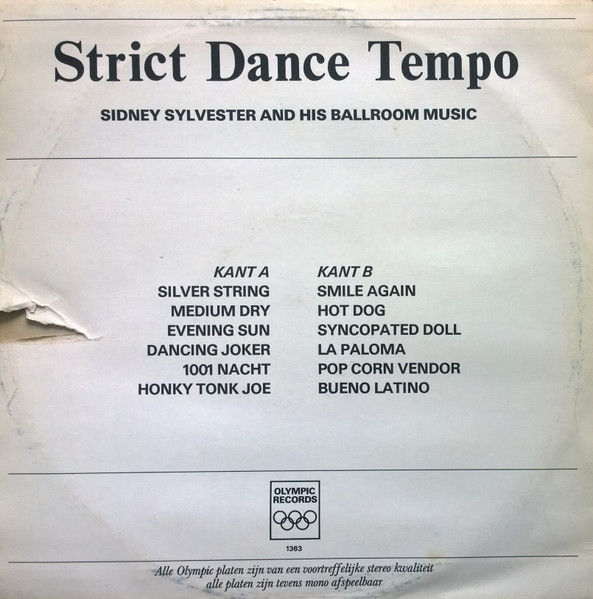 Sydney Sylvester And His Ballroom Music*-1