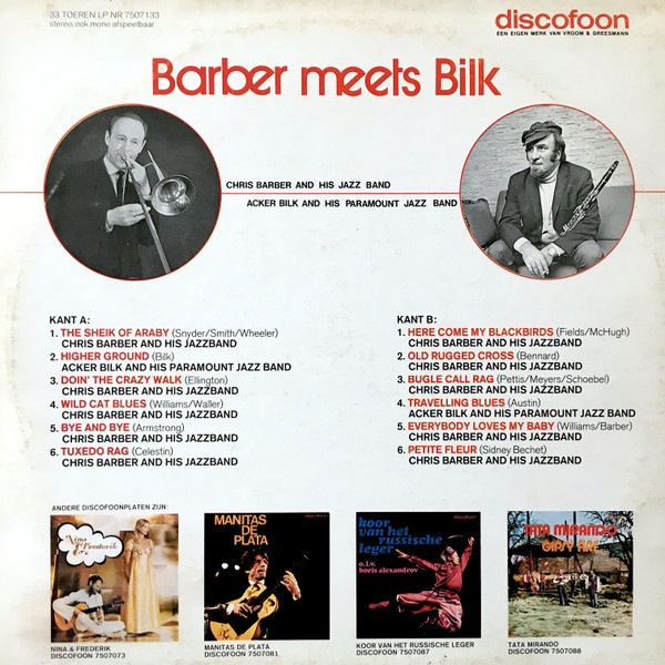 Chris Barber's Jazz Band, Acker Bilk And His Paramount Jazz Band-1