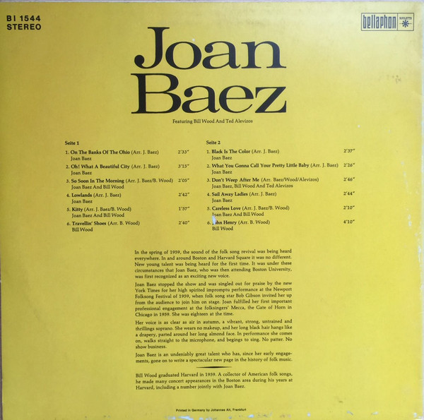 Joan Baez, Bill Wood (5), Ted Alevizos-1