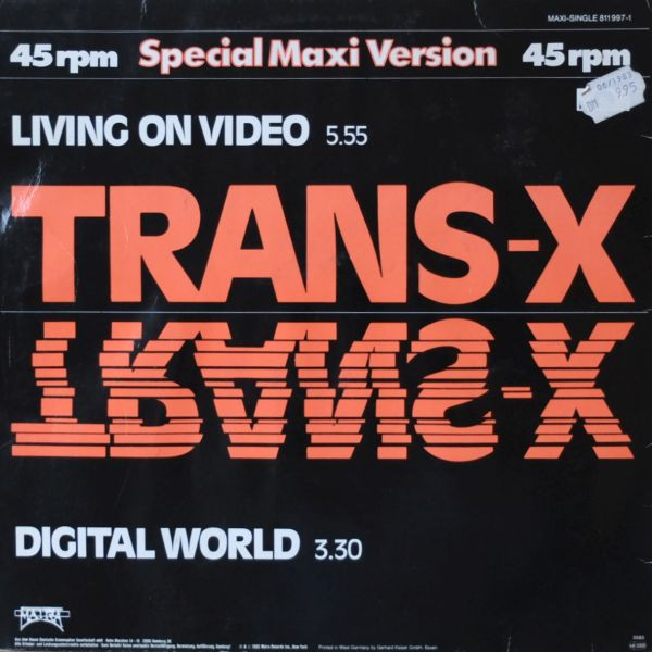 Living On Video / Digital World-0 Trans-X-0