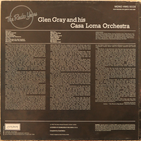 Glen Gray And His Casa Loma Orchestra*-1