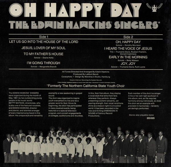 The Edwin Hawkins' Singers*-1