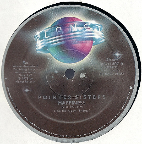 Happiness-0 Pointer Sisters-0