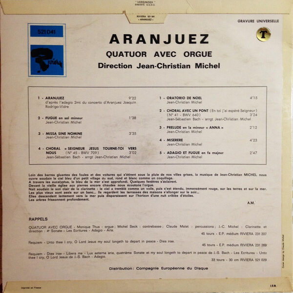 Jean-Christian Michel - Quatuor Avec Orgue-1