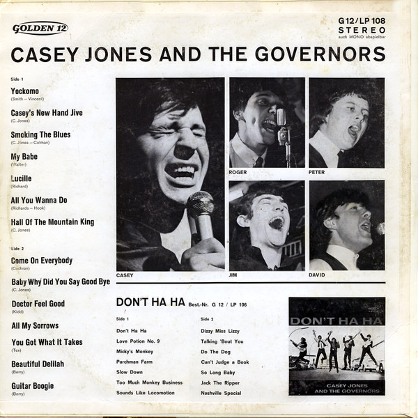Casey Jones & The Governors-1