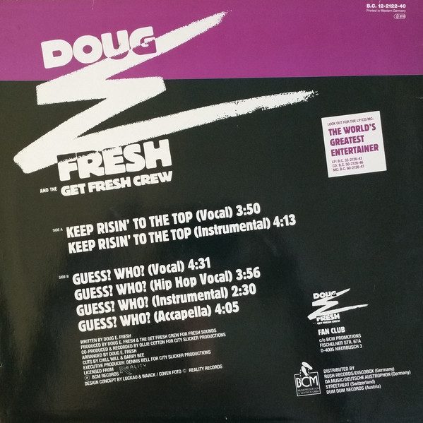 Doug E. Fresh And The Get Fresh Crew-1
