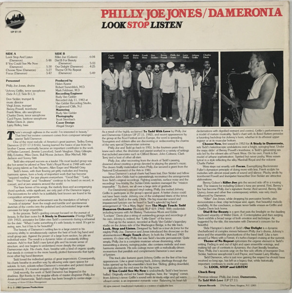 "Philly" Joe Jones / Dameronia Featuring Johnny Griffin-1