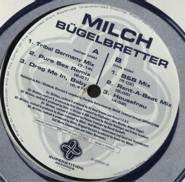 Bügelbretter (Housefrau Remix-EP) -0 Milch-0