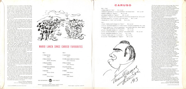 Mario Lanza, Enrico Caruso-1