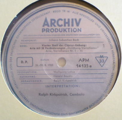Johann Sebastian Bach / Ralph Kirkpatrick-1