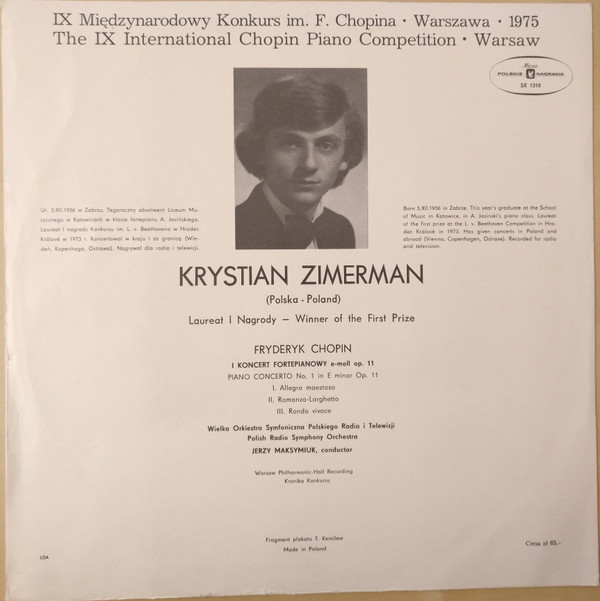 Frédéric Chopin, Krystian Zimerman-1