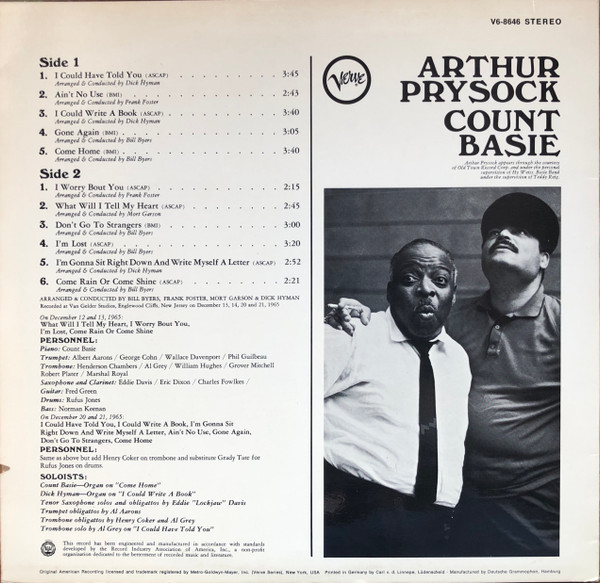 Arthur Prysock / Count Basie-1