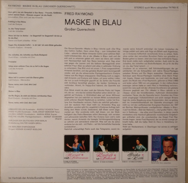 Fred Raymond, Marika Rökk, Rudolf Schock, Margit Schramm-1