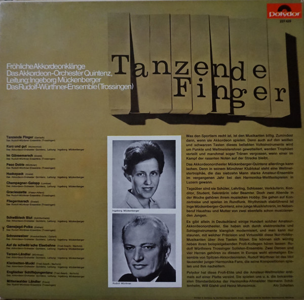 Akkordeon-Orchester Quintenz, Rudolf Würthner Und Sein Orchester-1