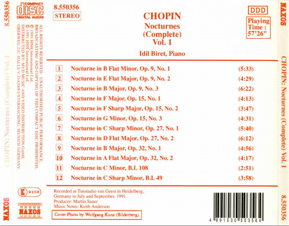 Frédéric Chopin, Idil Biret-1