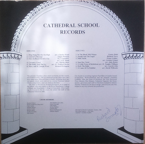Choir Of Hereford Cathedral Conducted By Richard Errington (2) Organ Roy Massey-1