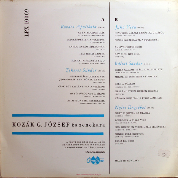 Apollónia Kovács, Jákó Vera, Nyíri Erzsébet, Tekeres Sándor és Sándor Bálint-1