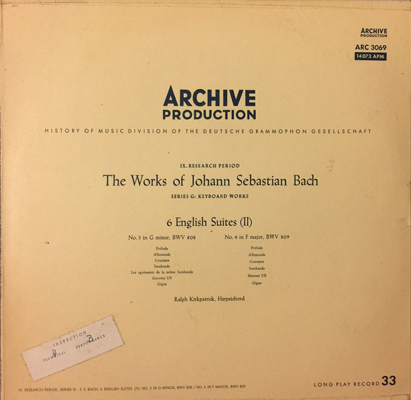 Johann Sebastian Bach / Ralph Kirkpatrick-0