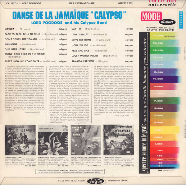 Lord Foodoos And His Calypso Band-1