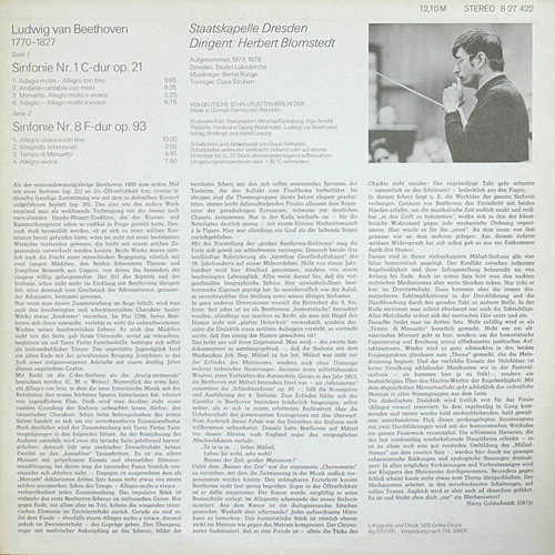 Ludwig van Beethoven - Staatskapelle Dresden, Herbert Blomstedt-1