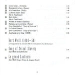 Luciano Berio - Cathy Berberian, Kurt Weill-4