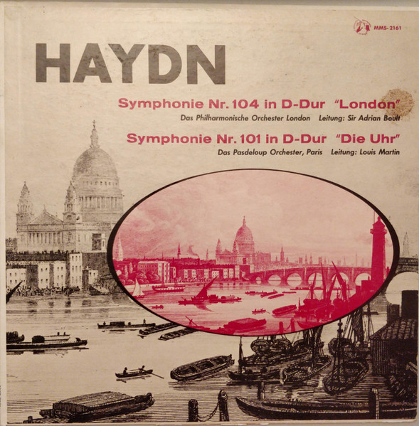 Joseph Haydn, Sir Adrian Boult, Louis Martin, London Philharmonic Orchestra, Orchestre De L'Association Des Concerts Pasdeloup-0