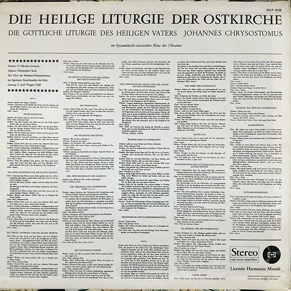 Chor Des Missions-Priesterseminars Der Spiritaner, Knechtsteden, Josef Wipper-1