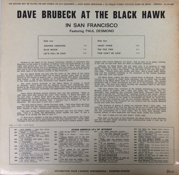 Dave Brubeck Featuring Paul Desmond-1