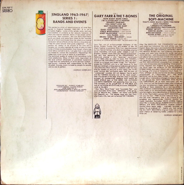 Gary Farr (2) & The T-Bones (2) + Soft Machine-1