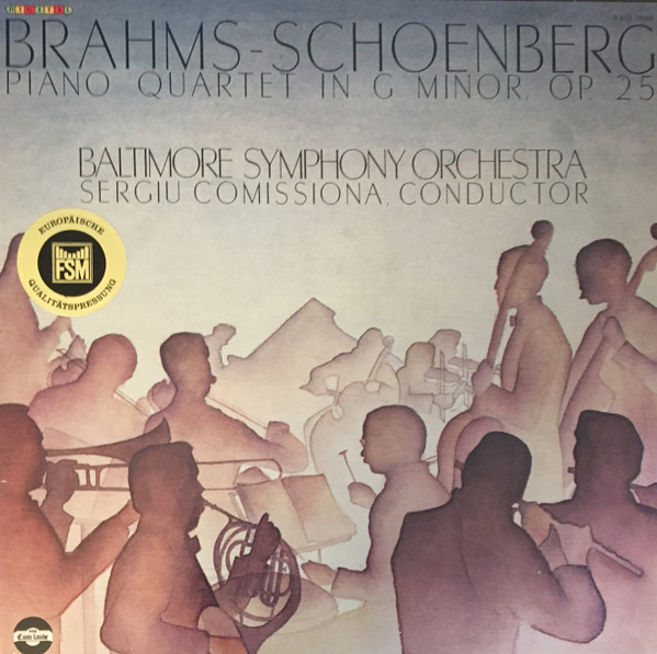 Johannes Brahms - Arnold Schoenberg, Baltimore Symphony Orchestra, Sergiu Comissiona-0