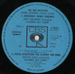 Benny Goodman, Leonard Bernstein, Aaron Copland, Igor Stravinsky, Morton Gould With Columbia Symphony Orchestra, Columbia Jazz Combo-3