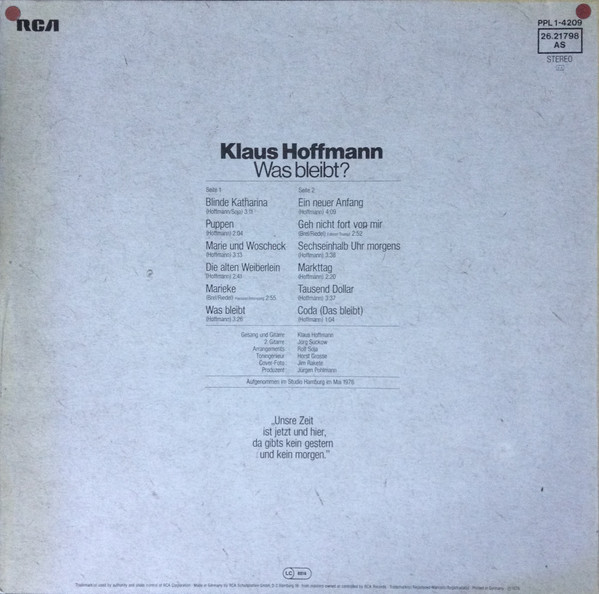 Klaus Hoffmann-1