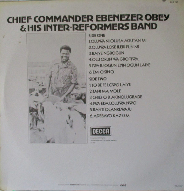 Chief Commander Ebenezer Obey & His Inter-Reformers Band-1