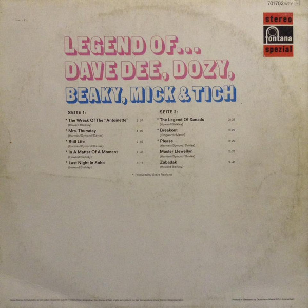 Dave Dee, Dozy, Beaky, Mick & Tich-1