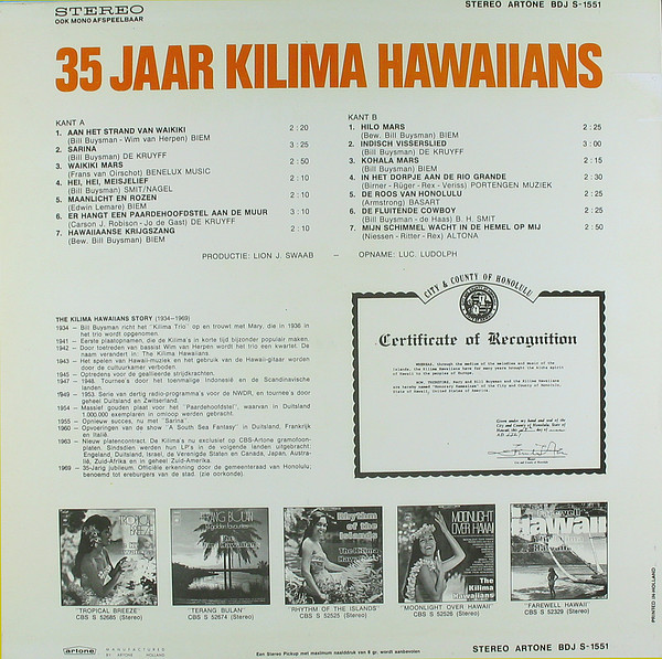 De Kilima Hawaiians-1