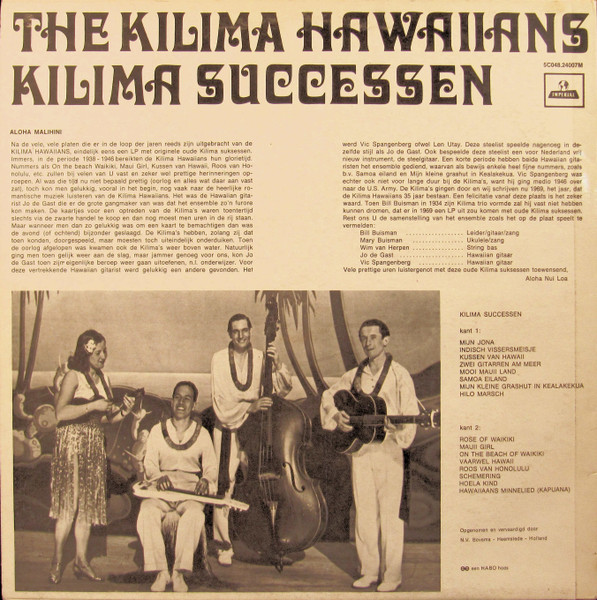 De Kilima Hawaiians-1