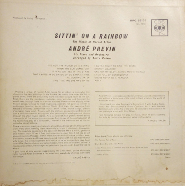André Previn , His Piano And André Previn And His Orchestra-1