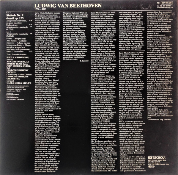 Ludwig van Beethoven, Carlo Maria Giulini, London Symphony Chorus And London Symphony Orchestra-1