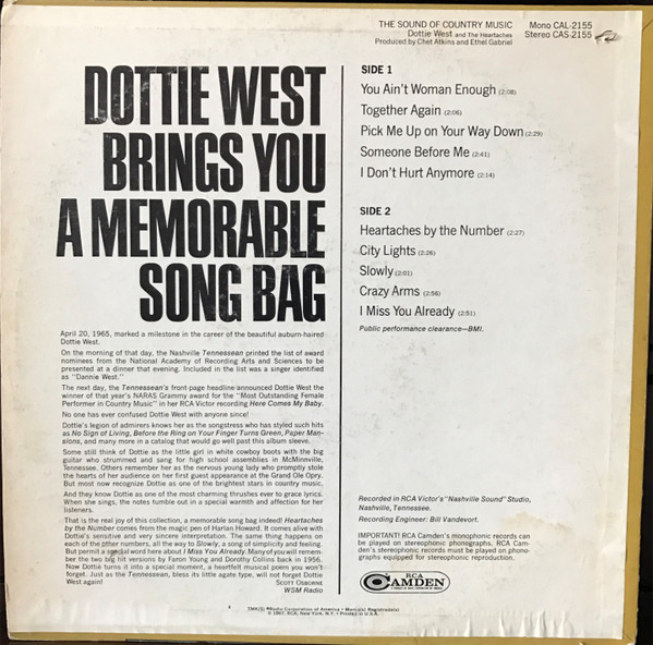 Dottie West And The Heartaches-1